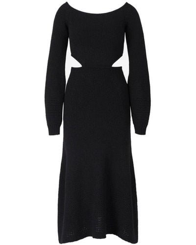 Chloé Bardot Knit Dress - Black
