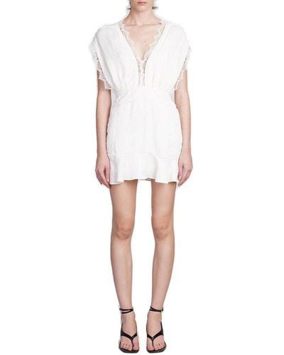 IRO Cierra Lace Detailed Dress - White