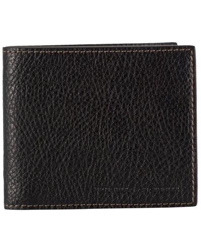 Brunello Cucinelli Grained Leather Wallet - Black