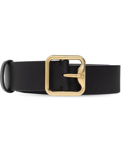 Burberry Leather Belt - Black