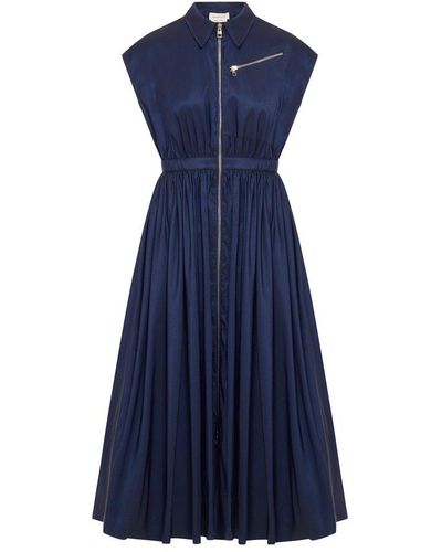 Alexander McQueen Day Evening Dress - Blue