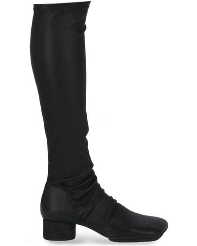 Uma Wang Square-toe Knee-length Boots - Black