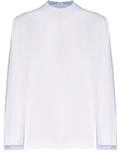 Marni Panelled Box Pleated T-shirt - White