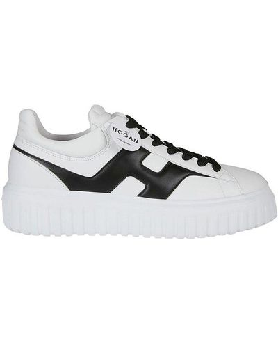 Hogan H-stripes Low-top Trainers - White