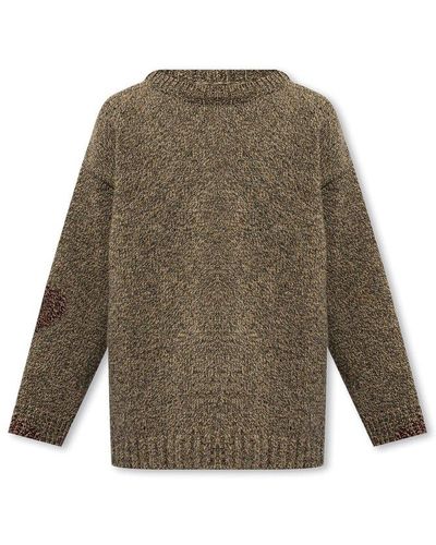 Maison Margiela Sweater With Chunky Knit, ' - Natural