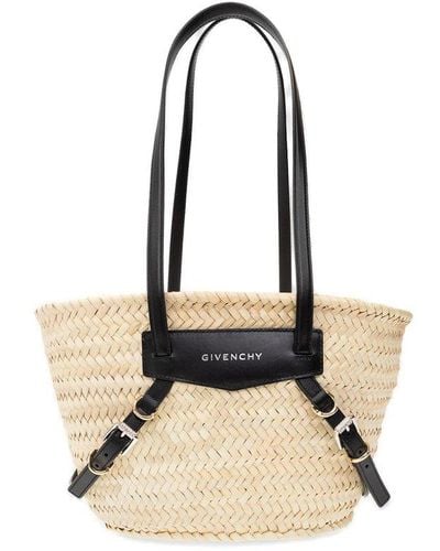 Givenchy 'voyou Medium' Shopper Bag - Natural