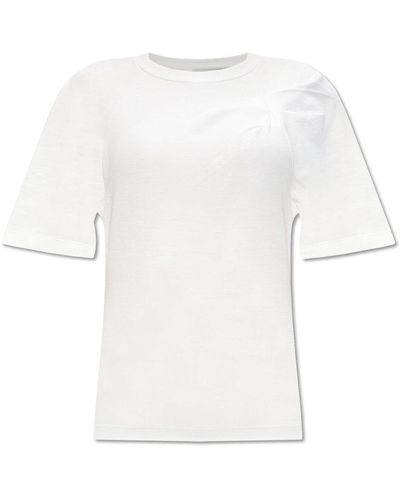 IRO 'umae' Draped T-shirt, - White