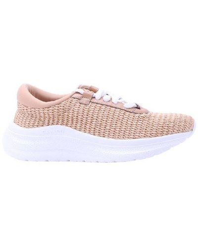 Casadei Round-toe Lace-up Trainers - Pink