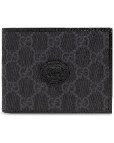 Gucci Bi-fold Wallet With Logo in Natural for Men