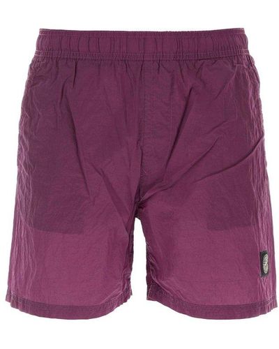 Purple Stone Island Beachwear for Men | Lyst