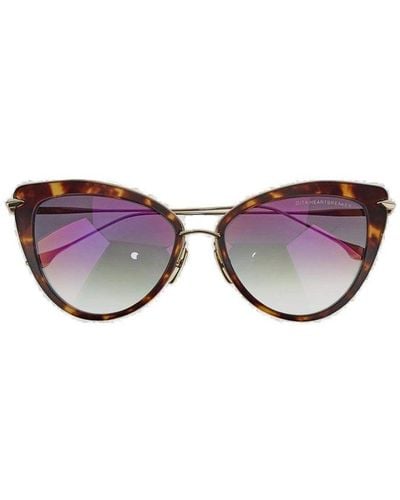 Dita Eyewear Cat-eye Frame Sunglasses - Purple