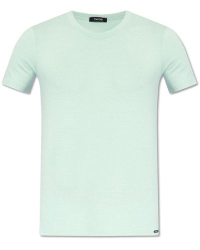 Tom Ford Crewneck Short-sleeved T-shirt - Green