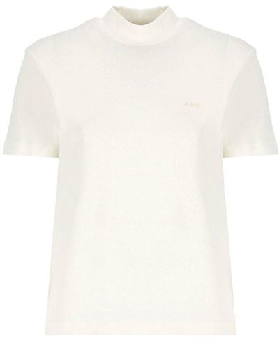 A.P.C. T-shirts And Polos Ivory - White