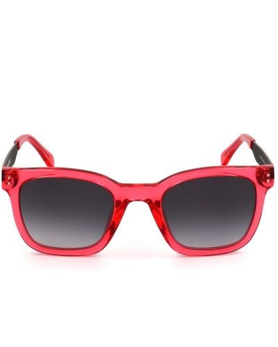 Zadig & Voltaire Square Frame Sunglasses - Red