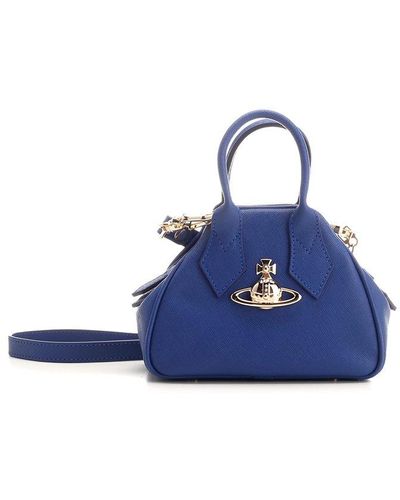 Vivienne Westwood Orb Plaque Mini Tote Bag - Blue