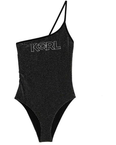 Karl Lagerfeld Ikonik 2.0 Swimsuit - Black