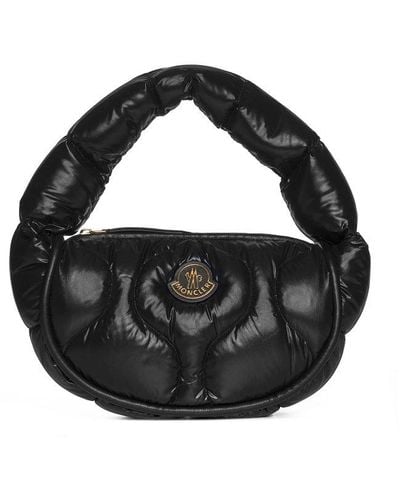 Moncler Delilah Hobo Shoulder Bag - Black
