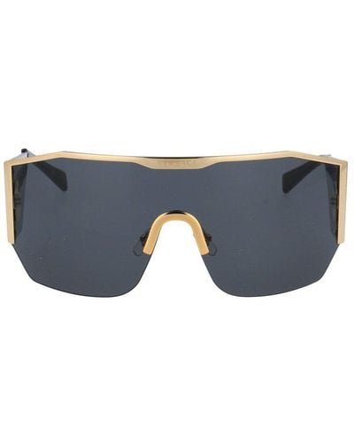 Versace Medusa Halo Shield Sunglasses - Metallic