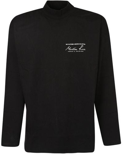 Martine Rose Logo-print T-shirt - Black