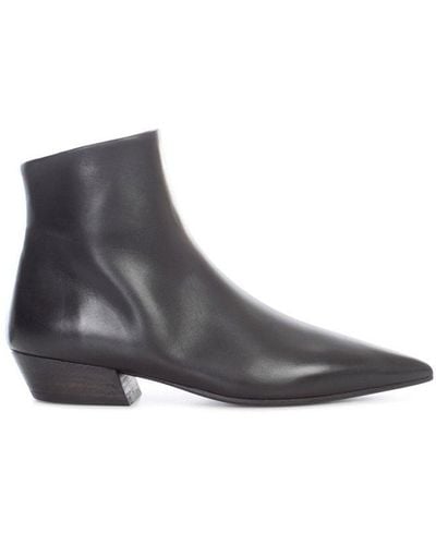 Marsèll Pointed Toe Ankle Boots - Brown