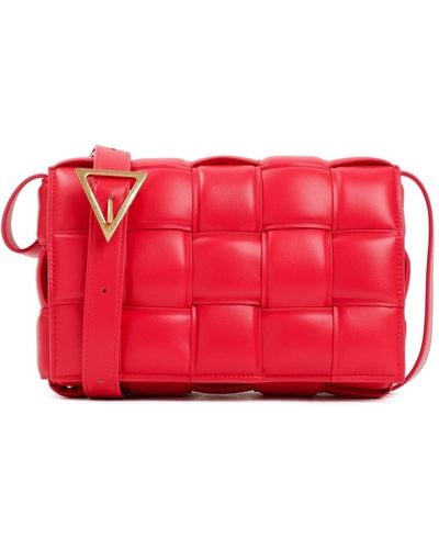 Bottega Veneta Padded Cassette Bag - Red