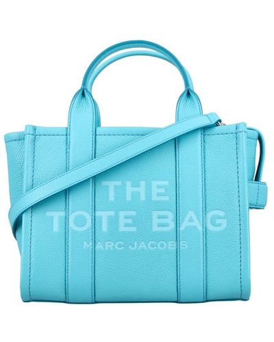 Marc Jacobs The Leather Mini Tote Bag - Blue