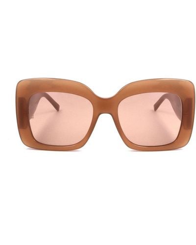 Elie Saab Square Frame Sunglasses - Pink