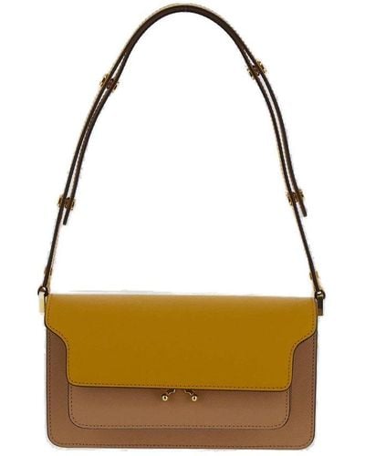 Marni Trunk Bag East West - Yellow