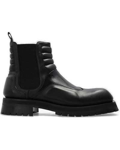Balmain Ankle Boot Leather - Black