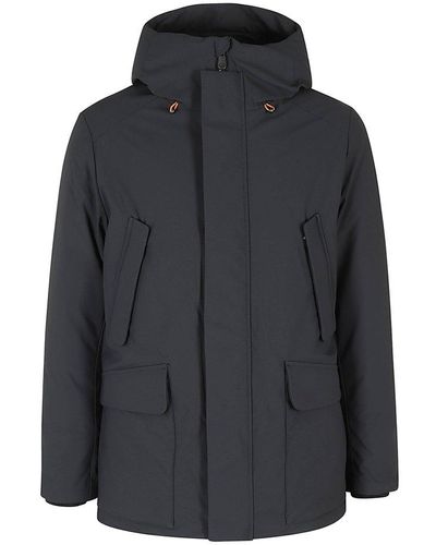 Save The Duck Hooded Padded Jacket - Black