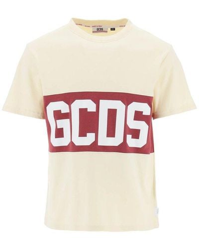 Gcds Logo Cotton T-shirt - Pink