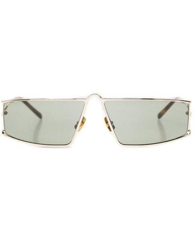 Saint Laurent 'sl 606' Sunglasses, - Metallic