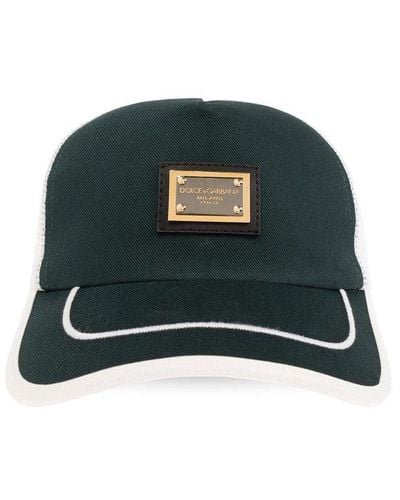 Dolce & Gabbana Baseball Cap With Logo, - Green
