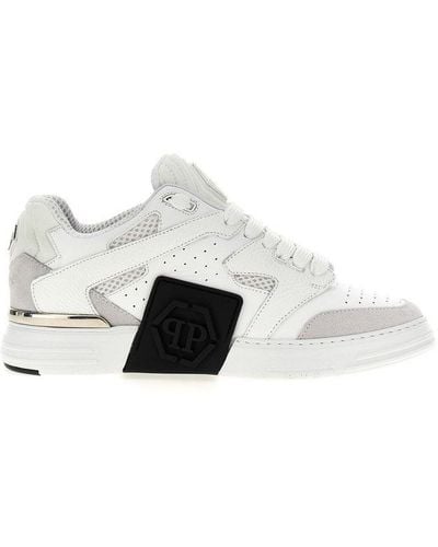 Philipp Plein Super Street Lace-up Sneakers - White