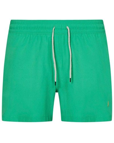 Polo Ralph Lauren Traveller Drawstring Swim Shorts - Green