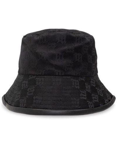 MISBHV 'monogram' Bucket Hat, - Black