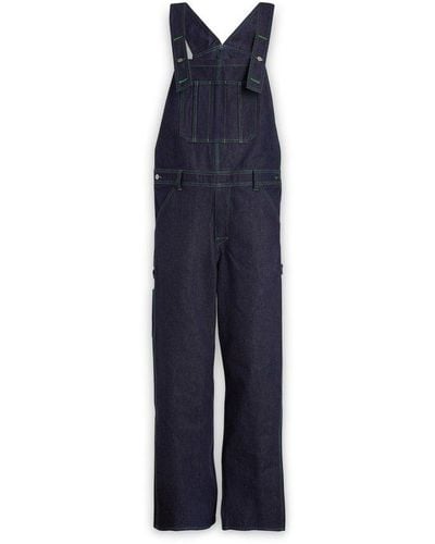 Jacquemus Denim Workwear Overalls - Blue