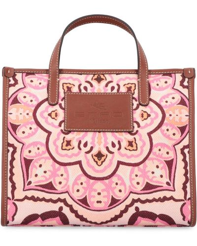 ETRO tote handbag floral paisley 11.8 inch 32
