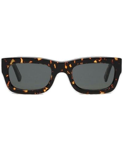Marni Rectangular Frame Sunglasses - Black