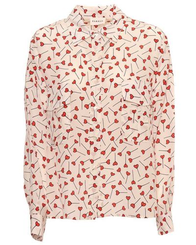 P.A.R.O.S.H. All-over Printed Blouse - Natural