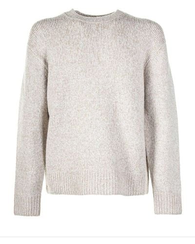 Acne Studios Knitted Crewneck Jumper - White