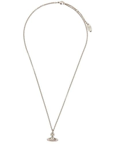 Vivienne Westwood Simonetta Bas Relief Pendant Necklace - Metallic