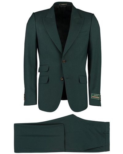Gucci Two-piece Tailored Suit - Green