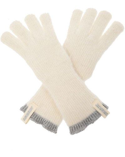 Jacquemus Gloves With Logo, - White