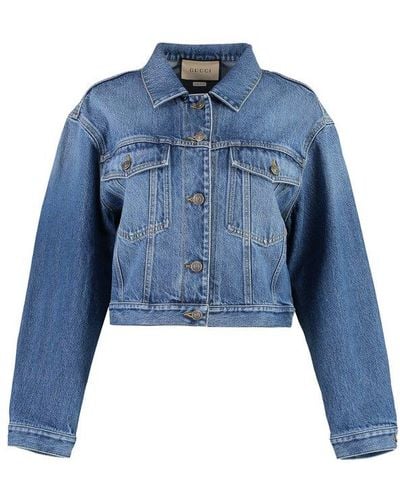 Gucci Jean and denim jackets for Women | Online Sale up to 35% off | Lyst