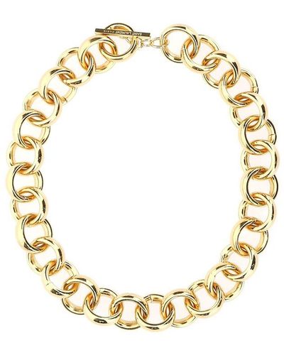 Saint Laurent Chain-detailed Choker Necklace - Metallic