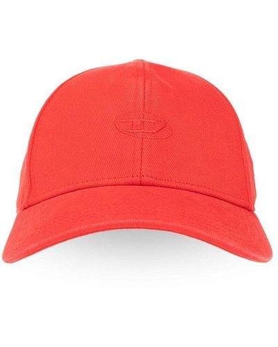 DIESEL 'c-run-wash' Baseball Cap, - Red