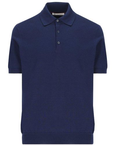 Brunello Cucinelli T-shirt And Polo - Blue