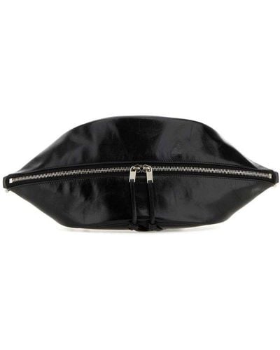 Jil Sander Medium Zipped Belt Bag - Black