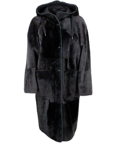 Brunello Cucinelli Reversible Coat - Black